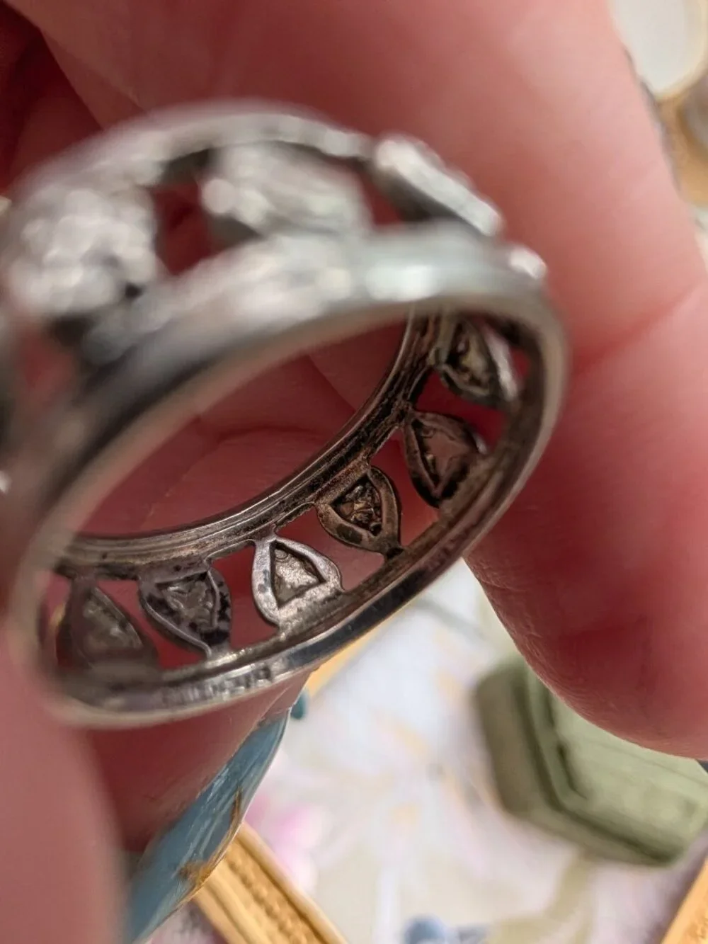 Vintage Sterling Silver Heart Ring, Size 5.5